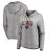 D.C. United Fanatics Branded Women's Cozy Collection Steadfast Fleece Tri-Blend Pullover Hoodie - Heathered Gray