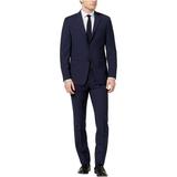 Calvin Klein Mens Plaid Formal Tuxedo