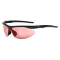 Tifosi Slip T-V141 Shield Sunglasses,Carbon Frame/High Speed Red Fototec Lens,One Size