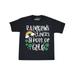 Inktastic St .Patrick's Day Rainbows Clovers & Pots of Gold Teen Short Sleeve T-Shirt Unisex Black L