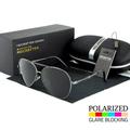 New Polarized Aviator Sunglasses for Women Men Case Vintage Sports Driving