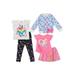 JoJo Siwa Girls Mix And Match Bundle, 5-Piece Outfit Set, Sizes 4-18