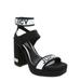 Juicy Couture Women's Glisten Platform Stretch Heel