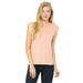 Bella + Canvas Ladies' Flowy Muscle T-Shirt with Rolled Cuff - 8804