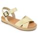 Brinley Co. Womens Raffia Espadrille Sandal