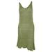 Cecilia Prado Due Women's Metallic Knit Tank Dress Swim Cover