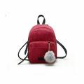 Women Corduroy Backpack Shoulder Bag Travel Handbag School Bag Rucksack Mini Bag