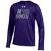 Youth Under Armour Northwestern University Tech Long Sleeve Tee