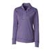 Cutter & Buck Women's Shoreline Half Zip, College Purple Heather - S