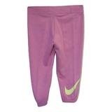 Nike Women's Sportswear Club Fleece Capri Pants Pink Small