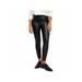 FREE PEOPLE Womens Black Faux Leather High Rise Skinny Pants Size 26 Waist