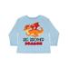 Inktastic Big Brother Cute Red and Orange Dragon Toddler Long Sleeve T-Shirt Male Light Blue 5/6T
