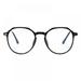 Fashion Art Korean Style Wild Retro Round TR90 Anti-Blue Light Flat Mirror Glasses Eyewear Computer Game Glasses