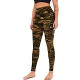 Sexy Dance Sports Pants with Pockets Printed Yoga Wear Fitness Leggings Sports Sweatpants Active Wear Running Jogging Long Workout Trousers Gym Exercise S-2XL Juniors Pants & Leggings