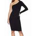 Womens Dress Small One-Shoulder Sheath S