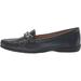 Driver Club USA Women's Leather Chain Detail Driving Loafer