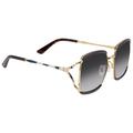 Gucci Grey Gradient Rectangular Ladies Sunglasses GG0593SK-004 59