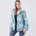 Women Faux Fur Jacket, Winter Warm Long Sleeve Full Zip Stand Collar Coat Outwear