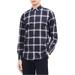 Calvin Klein Mens Box Plaid Button Up Shirt