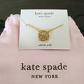 Kate Spade Jewelry | Kate Spade Square Paveset Necklace | Color: Gold | Size: 16" With 3" Extender