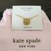 Kate Spade Jewelry | Kate Spade Square Paveset Necklace | Color: Gold | Size: 16" With 3" Extender