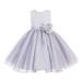 Lace Organza Flower Girl Dress Pageant Gown Ballroom Dance Evening Gown Girl Lace Dresses Daily Dresses Princess Dresses Special Occasion Dresses Toddler Girl Dresses Birthday Girl Dress 186F