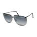 New Capri Diane Mens/Womens Designer Full-Rim Gradient Silver Must Have Unique Design Gorgeous Sleek Shades Sunnies Frame Gradient Blue Lenses 65-12-135 Sunglasses/Sun Glasses