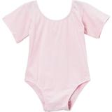 Wenchoice Girl's Pink Short-Sleeve Leotard - M(3T-4T)