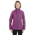 The Ash City - North End Ladies' Edge Soft Shell Jacket with Convertible Collar - RASPBERRY 455 - S