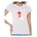 Awkward Styles Pink Bubble Shirts Rooster T Shirt Cute Animal T Shirt Rooster Shirt Women T Shirt Rooster Blowing Gum T Shirt Animal Clothes T-Shirt for Woman Funny Animal Lovers Gifts