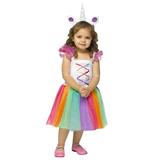 Rainbow Sparkly Unicorn Fairytale Tutu Toddler Hallowen Costume