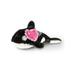 Dollibu Happy Mother's Day Stuffed Animal, Heart Message for best Mommy, Grandma, Wife, Step Mom, Mama - Cute Soft Adorable Sentiment Plush Teddy Bear - Surprise Present Arrangement - Killer Whale