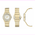 Anne Klein New York 12/2288SVGB Women's 32mm Gold Tone Swarovski Crystal Watch