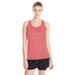 Under Armour Women's Tech Twist Tank, Watermelon (677)/Metallic Silver, Small