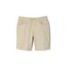 French Toast Girls School Uniform Pull-On Tie Front Stretch Twill Shorts, Sizes 4-20 & Plus