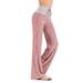 Colisha Yoga Workout Stripes Sweatpants for Women Lounge Flare Pants Casual Work Bootcut Long Trousers Soft Pyjamas Flare Pants