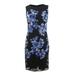 DKNY Women's Embroidered Lace Floral Sheath Dress