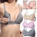 Besufy Lady Bra ,Comfortable Breathable Breastfeeding Bra No Steel Circle Front Buckle,Women Nursing Bra Front Buckle Maternity Pregnant Brassiere Underwear