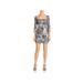 Rachel Zoe Womens Chiara Sequined Square Neck Cocktail Dress