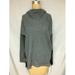 CALVIN KLEIN Womens Gray Long Sleeve Cowl Neck Hoodie Sweater Size XL