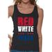 Awkward Styles Red White & Texas Tank Top for Women Texas Sleeveless Shirts 4th of July Tank Tops Women's America Flag Tank USA Women's Tank Top American Women Gifts from Texas Patriots Tank Top