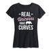 Real Unicorns Have Curves - Women's Short Sleeve Graphic T-Shirt