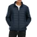 LELINTA Men's New Style Big Size Down Winter Ultralight Down Jacket Casual Puffer Zipper Jacket