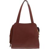 Vince Camuto Womens Tal Pebbled Leather Tote Handbag