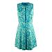 MICHAEL Michael Kors Women's Pleated-Front Sleeveless Dress