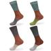 Women's Rayon from Bamboo Fiber Classic Casual Crew Socks - Assortment A - 4prs, Size 4-9