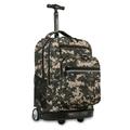 J World Sundance Laptop Rolling Backpack, Camo