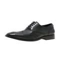 Jump Newyork Men's Lindsey Stylish Light Weight Narrow Toe Wing Tip Leather Upper Lace up Casual Formal Shoes Oxford Dress Shoes for Men