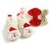 Baby First Walk Shoes Girl Boy Soft Anti-slip Shoes Christmas Deer Santa Claus Cute Baby Shoes+2 Headbandsâ€‹ Or 2 Socks Suitï¼ŒNewborn Infant Baby Christmas Shoes Santa Booties