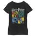 Girl's Harry Potter Hogwarts Houses Vintage Collage Graphic Tee